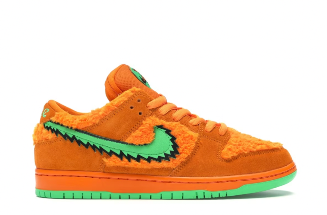 Nike Dunks Low Grateful Dead Bears Orange