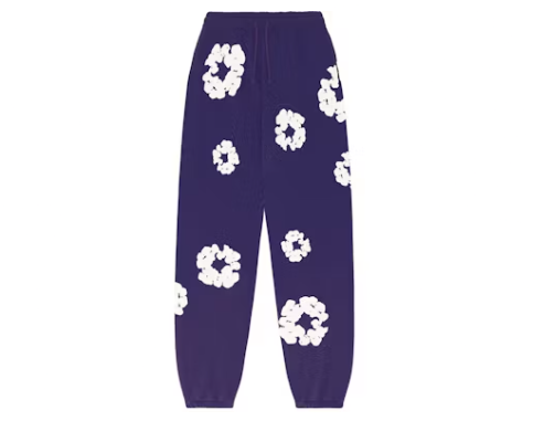 Denim Tears The Cotton Wreath Purple Sweatpants