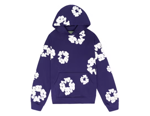 Denim Tears The Cotton Wreath Purple Sweatshirt