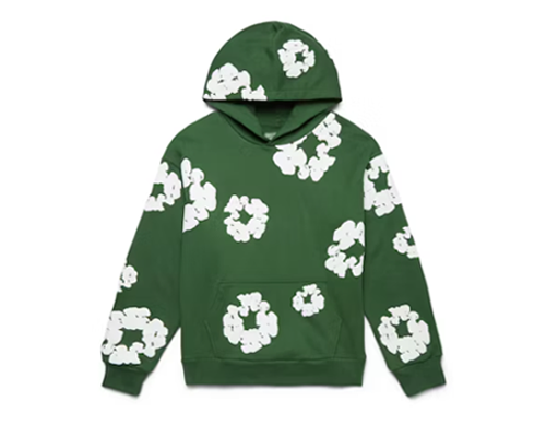 Denim Tears The Cotton Wreath Green Sweatshirt