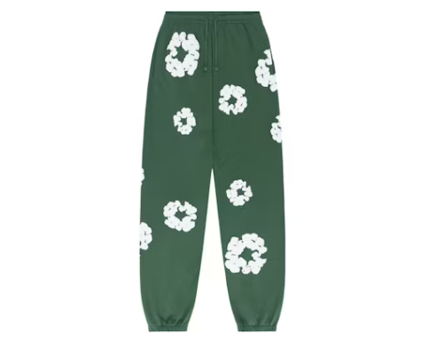 Denim Tears The Cotton Wreath Green Sweatpants