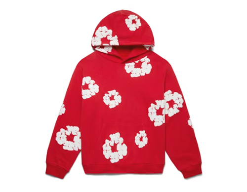 Denim Tears The Cotton Wreath Red Sweatshirt